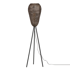 Trio lighting vloerlamp Ziva, oud brons