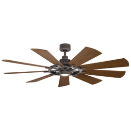 Elstead lighting plafond ventilator  Gentry -65 WZ 165 CM incl. afstandsbediening