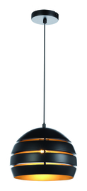 Freelight hanglamp Djarin zwart-goud