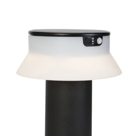 Qazqa buitenlamp Felice solar, zwart 73 cm