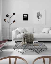 By Rydéns vloerlamp Turno, zwart