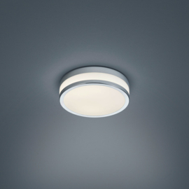 Helestra plafondlamp Zelo led, wit IP44 22 cm
