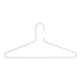 Spinder design Kledinghanger Senza 6, wit