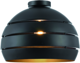 Freelight plafondlamp Djarin,  zwart-goud