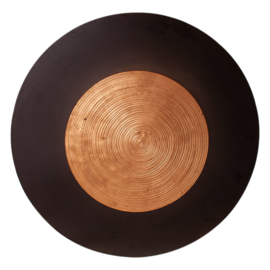 By Rydéns wandlamp Nitra, zwart - goud