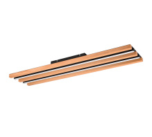 Trio lighting plafondlamp Fontana led, zwart incl. switch dimmer