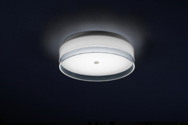 Helestra plafondlamp Yuma led, wit IP30 28 cm