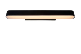 Lucide MADELON - Wandlamp Badkamer - LED - 1x9W 2700K - IP44 - Zwart