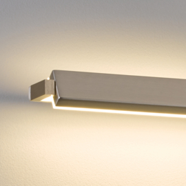 Fischer & Honsel wandlamp Pare TW led, mat nikkel 40 cm