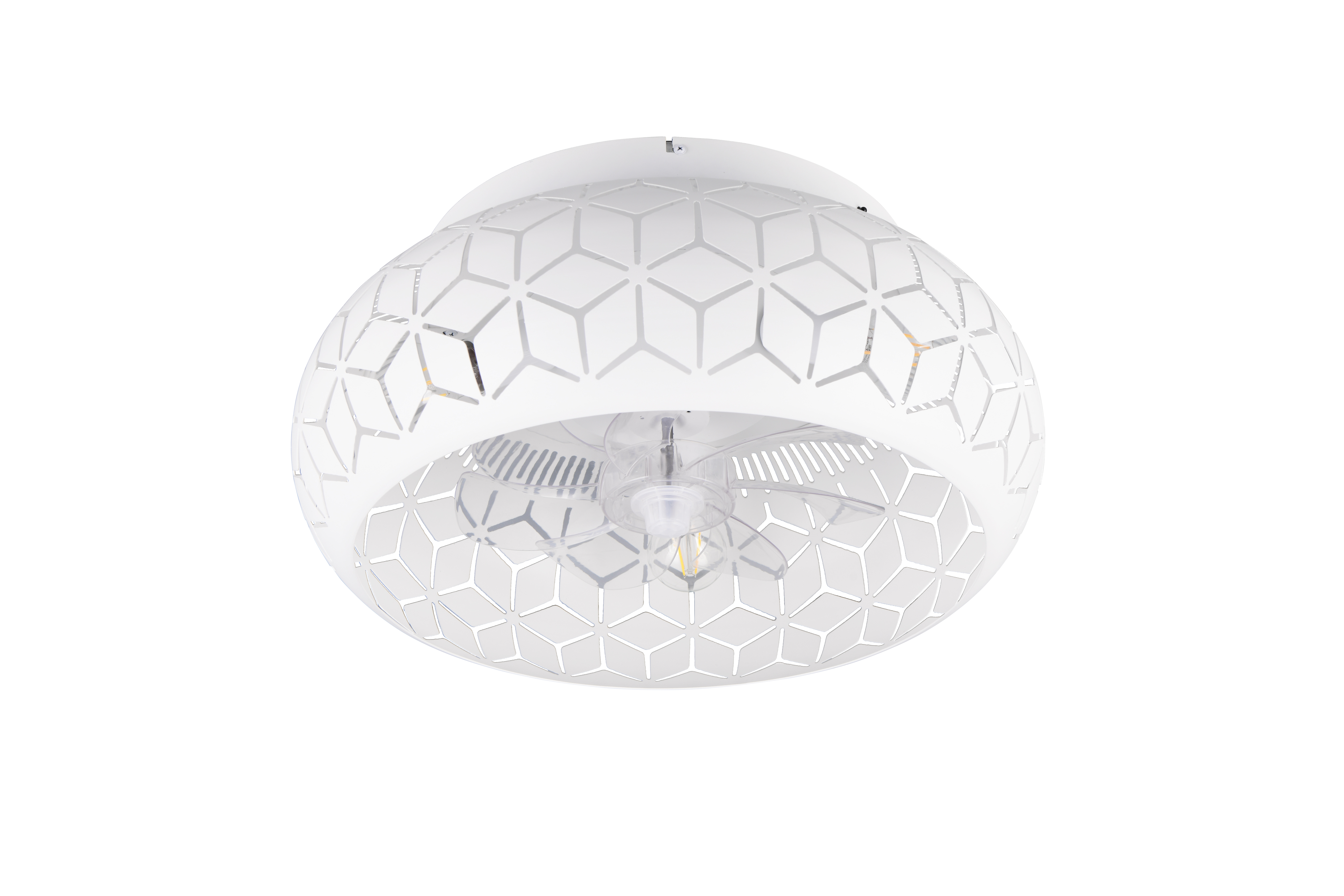 Trio lighting plafond ventilator Bidar, wit