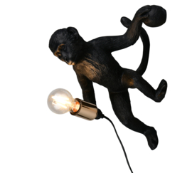 Trio lighting wandlamp Louy, zwart