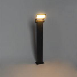 Qazqa buiten vloerlamp Zane led, antraciet