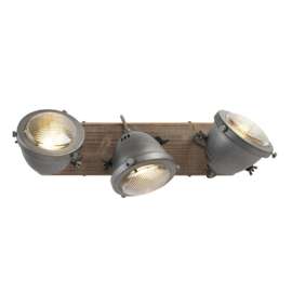 Qazqa plafondspot  Emado, 3-lichts staal incl. wifi GU10