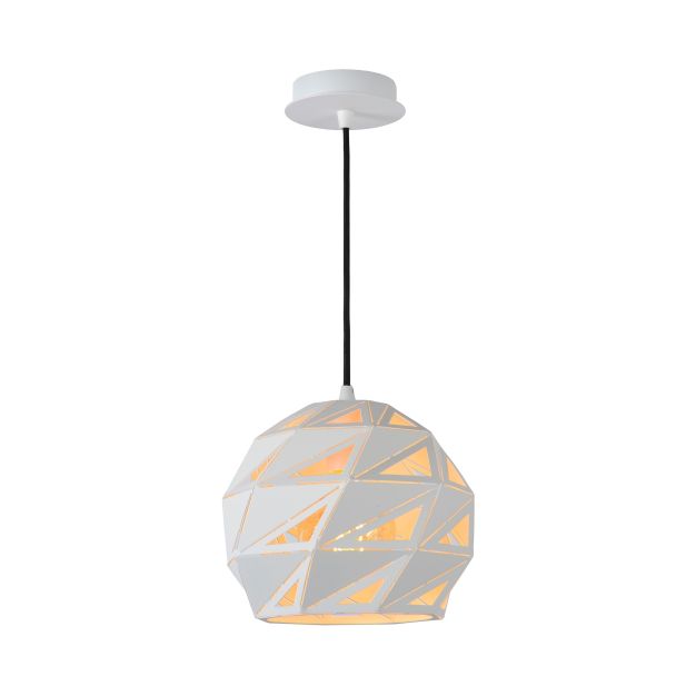 Lucide hanglamp Malunga, wit
