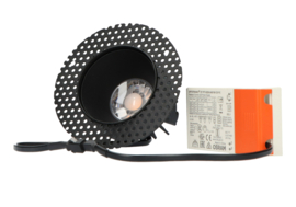 Plafondspot  inbouw BR6852 led, zwart IP54