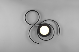 Trio lighting plafondlamp Jive led, zwart incl. afstandsbediening 50 x 45 cm