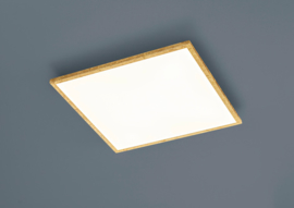 Helestra plafondlamp Rack led, vierkant goldleaf