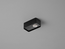Helestra plafondspot Cas led, 1-lichts mat zwart