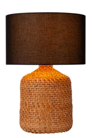 Lucide ARRAH - Tafellamp - Ø 35 cm - 1xE27 - Naturel