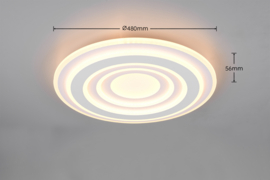 Trio lighting plafondlamp Costa led, mat wit