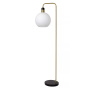 Lucide vloerlamp Julius, opaal glas
