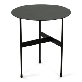 Spinder design Bijzettafel Mira high, zwart
