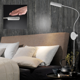 Fischer & Honsel wandlamp Flex Raik led, mat nikkel