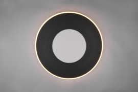 Trio lighting plafondlamp Verus led, zwart 70 cm incl. afstandsbediening