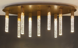 Light trend plafondlamp Kiki, 9-lichts brons
