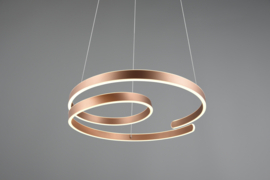 Trio lighting hanglamp Marnie led, caffee incl. switch dimmer