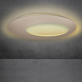 Escale plafondlamp Blade open led, taupe 95 cm