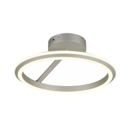 Trio-lighting plafondlamp Amador led, mat nikkel incl. switchdimmer