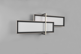 Trio lighting plafondlamp Charleston led, zwart