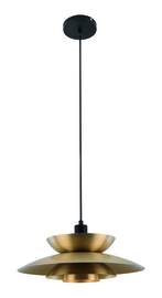 Freelight hanglamp Muschio,  zwart- brons