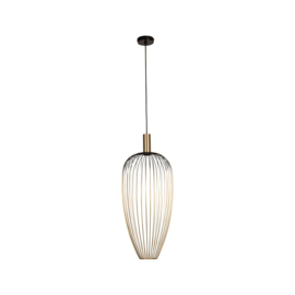 Lucide AURELIE - Hanglamp - 1-lichts 30 cm - Goud