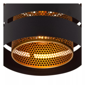 Lucide plafondlamp Rosas, zwart