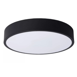 Lucide plafondlamp Unar led, zwart 30 cm incl. switch dimmer