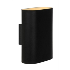 Lucide wandlamp Ovalis, zwart