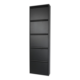 Spinder design Schoenenkast Billy 5, zwart