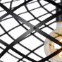 Lucide hanglamp Wolfram,  zwart