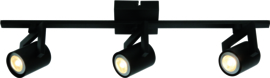 Freelight plafondspot  Valvo led, 3-lichts mat zwart