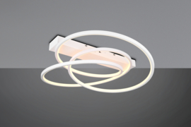 Trio lighting plafondlamp Darvin led, wit incl. switch dimmer