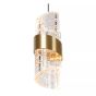 Lucide hanglamp Kligande led, 5-lichts mat goud/messing rond