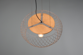 Trio lighting hanglamp Tamil, antiek nikkel