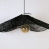 WF Light hanglamp Wind, zwart 84 cm