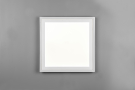 Plafondlamp Carus led, wit vierkant