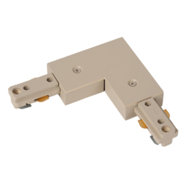Lucide TRACK L-koppelstuk - 1-fase Railsysteem / Railverlichting - Links - taupe