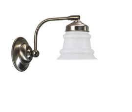 Old timerlight wandlamp Ringglaasje, opaal