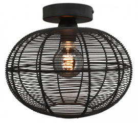 Toplicht plafondlamp Alto Small zwart, 30 cm