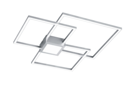 Trio lighting plafondlamp Hydra led, mat nikkel